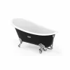 Bañera Oval De Fundición Esmaltada Con Fondo Antideslizante – Carmen – Roca
