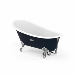 Bañera Oval De Fundición Esmaltada Con Fondo Antideslizante – Carmen – Roca