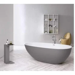 Bañera Solid Surface Exenta 170 X 96 Cm – Tay – Baños10