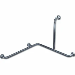 Barra De Apoyo Bañera Horizontal Inox Blanco – PrestoEquip – 68165