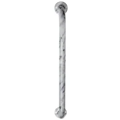 Barra De Apoyo Recta 600 Mm Luxcover Mármol Blanco – Prestoequip – MB570