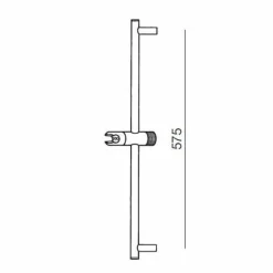 Barra De Ducha Tekno Cromo – 360000 – Galindo