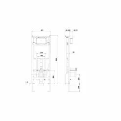 Bastidor Cisterna Empotrada Innova – Gala – G5548400