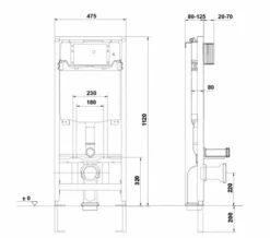 Bastidor Cisterna Empotrada Wc Full Frame – Eon – Gala – G5548300