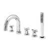 Batería Baño-ducha Cromo Con Accesorios – Matrix – 8200500 – Galindo