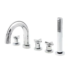 Batería Baño-ducha Cromo Con Accesorios – Matrix – 8200500 – Galindo