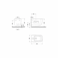 Bidet Suspendido – Eos – Gala