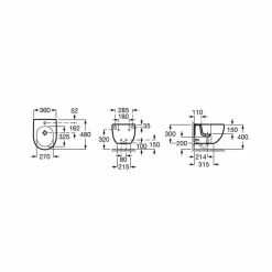 Bidet Suspendido Compacto – Roca – Meridian