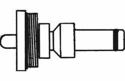 Cabezal 550 Para Grifo Pedal Temporizado Mezclador Accionamiento Mediante Pulsador – 1532 – Presto Iberica