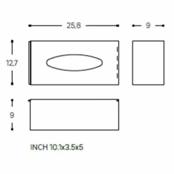 Caja Kleenex – Architect S+ – Cosmic –