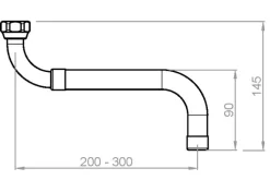Caño Giratorio Orientable Y Extensible Para Lavabo O Fregadero – 07012.B – Nofer