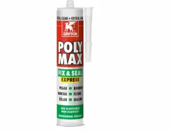 Cartucho Sellador Griffon Polymax Poliuretano (PUR) 300g Transparente – 2182015055 – Griffon