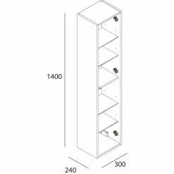 Columna Auxiliar 30x24x140 Cm – Pilar Optimus – Salgar
