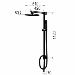 Columna Con Rociador Nitro – 100049400 – Galindo