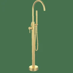 Columna De Bañera Oro Cepillado Estilo Premium Colección TIME 47450788 – GRB Mixers