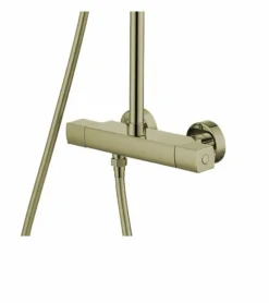 Columna De Ducha Grifería Termostática Oro Cepillado – Niza CO038 36 – Kassandra