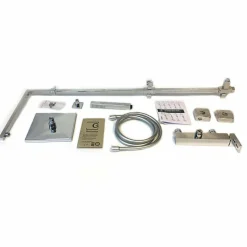 Columna De Ducha Mezcladora Nitro Rociador 250 Mm Y Flexo Pvc – 52450301 – Galindo