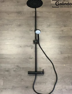Columna De Ducha Mezcladora Theo Rociador 200 Mm ABS Y Flexo Inox – 86450100 – Galindo