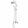 Columna De Ducha Mezcladora Cónico Rociador 200 Mm Abs Y Flexo Inox – 71750100 – Galindo