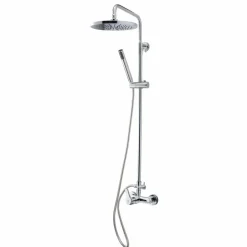 Columna De Ducha Mezcladora Cónico Rociador 200 Mm Abs Y Flexo Inox – 71750100 – Galindo