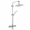Columna De Ducha Monomando Cromo Rociador Mural 2 Vías 190x250mm 1 Jet – 3552010170 – Trevi – Stillö