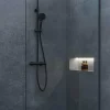 Columna De Ducha Nite Con Termostática, Rociador Acero Inoxidable AISI304 De 25×25 Cm. – 20NITC25NID05 – AQG