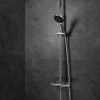 Columna De Ducha Nite Con Termostática, Rociador Acero Inoxidable AISI304 De ¯25 Cm. – 20NITR25ESD02 – AQG