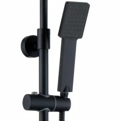 Columna De Ducha Termostática Negra Cuadrada – Combi – Llavisan – L126004