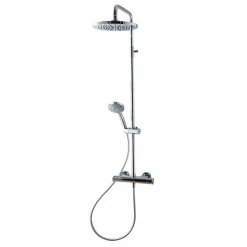 Columna De Ducha Termostática 250mm Abs, Flexo Pvc Y Maneral – Aroha – Galindo – 46049300