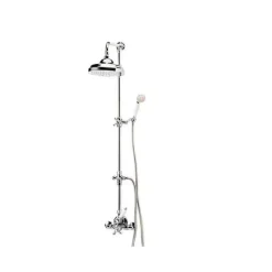 Columna De Ducha Termostática Cromo Con Accesorios De Ducha – Retro – 40049100 – Galindo