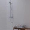 Columna De Ducha Wind Blu RD Con Termostática, Rociador Acero Inoxidable AISI304 De 25 Cm. – 20WBR25ESC02 – AQG