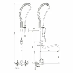 Columna Industrial Mezcladora Bimando. Accionamiento Mediante Volantes Bimando – 70826 – Presto Iberica
