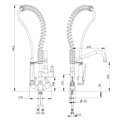 Columna Industrial Mezcladora Bimando Accionamiento Mediante Volantes Bimando – 70830 – Presto Iberica
