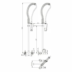 Columna Industrial Mezcladora Accionamiento Mediante Volantes Bimando. – 70814 – Presto Iberica