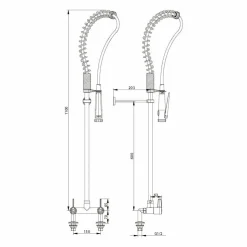 Columna Industrial Mezcladora Accionamiento Mediante Volantes Bimando – 70816 – Presto Iberica
