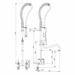 Columna Industrial Mezcladora Accionamiento Mediante Volantes Bimando – 70828 – Presto Iberica