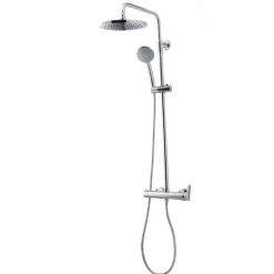 Columna Monomando Mezcladora Rociador 250 Mm En Abs Flexo Inox Maneral 5 Funciones – Kily – Galindo – 49550300
