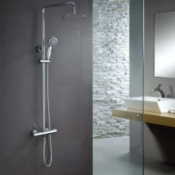Columna Termostático Ducha Cromo – Londres – Imex – BTL011
