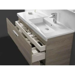 Conjunto Completo Mueble + Lavabo + Espejo Con Luz Integrada (90 O 110 Cm) – Prisma – Roca
