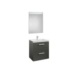 Conjunto Completo Mueble + Lavabo + Espejo Luz Integrada (80 O 60 Cm) – Prisma – Roca