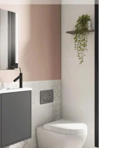 Conjunto Completo Mueble De Baño Suspendido1 Puerta Mueble + Lavabo + Espejo – Loft – Visobath