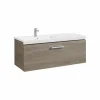 Conjunto Completo Mueble De 1 Cajón + Lavabo De 90 O 110 Cm – Prisma – Roca