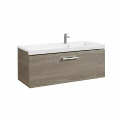 Conjunto Completo Mueble De 1 Cajón + Lavabo De 90 O 110 Cm – Prisma – Roca