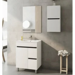 Conjunto Completo Suspendido, Lavabo Y Espejo Fondo 45 – Torvisco Group – Sil