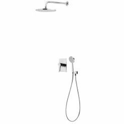 Conjunto De Baño-ducha Empotrable Cónico Negro – K17177416 – Galindo – LuxCover