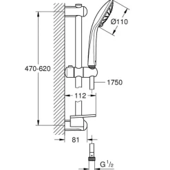 Conjunto De Ducha – Euphoria 110 Duo – Grohe