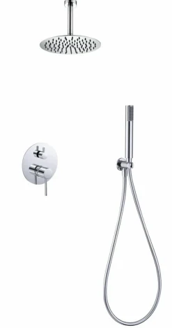 Conjunto De Ducha Monomando Empotrado Cromado Serie Tívoli – GPT039 – Imex