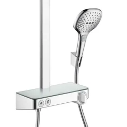 Conjunto De Ducha Raindance Select E 360 Showerpipe Termostato Ducha Visto Showertablet Select 300 – Hansgrohe