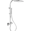 Conjunto De Grifo Monomando Mural De 2 Vías Para Ducha Anticalcarea – Cuadro – Tres Grifería