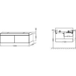 Conjunto De Mueble (120) – Jacob Delafon – Terrace